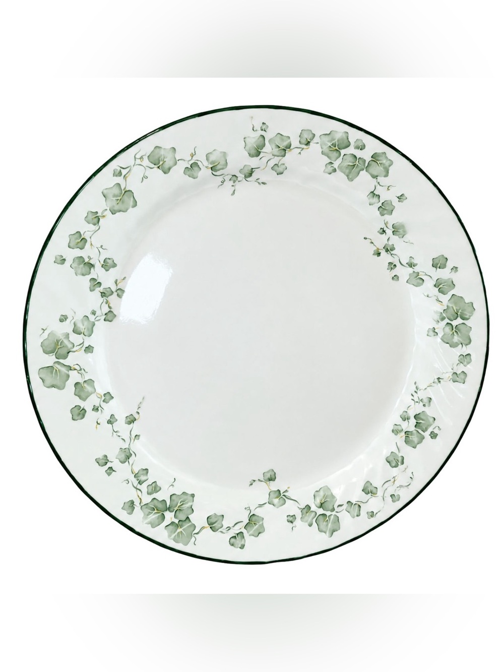 Corelle Retired Callaway Green Ivy Swirl 10” Dinner Plate